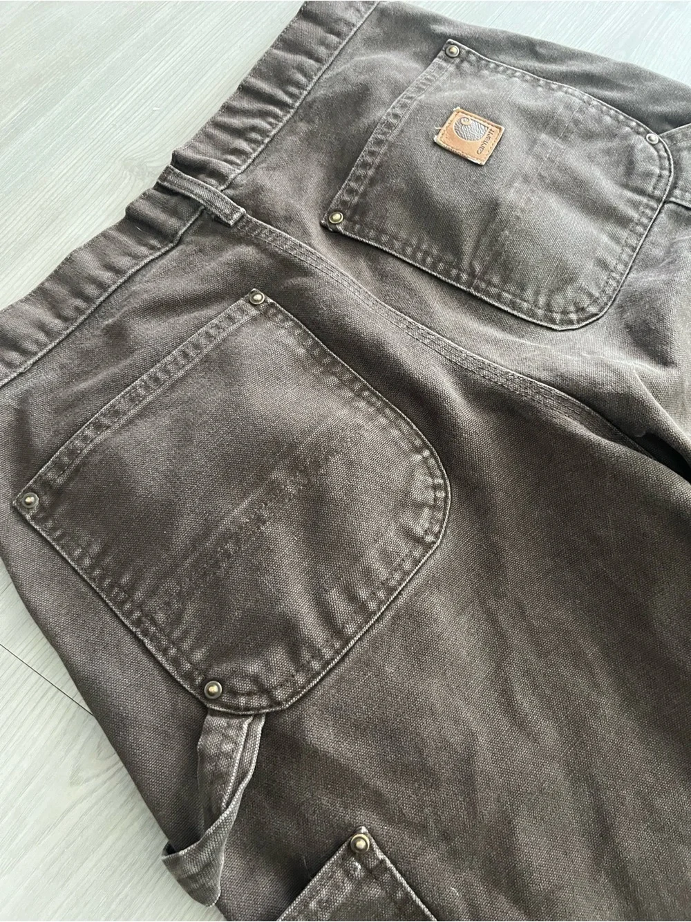 Carhartt 31-30 Brown Carpenter Pants